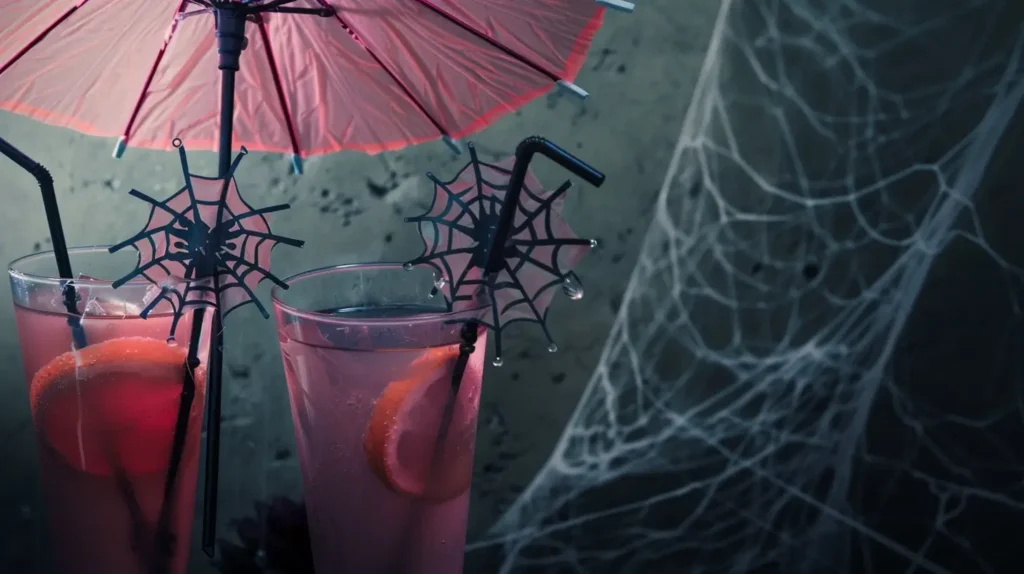 Spiderweb Drink Umbrellas